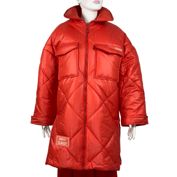 Sarı & Turuncu Oversize Mont